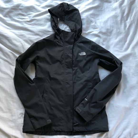 The North Face Jackets & Blazers - North Face Black Rain Jacket